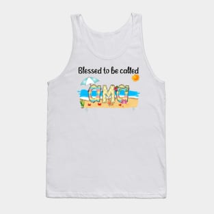 Blessed To Be Called Ama Summer Beach Happy Mother's Tank Top